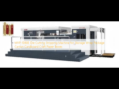 MYP-1080E 저장용 다이 절단 스트리핑 기계 포장 패키지 카튼 카드보드 크래프트 종이 상자
