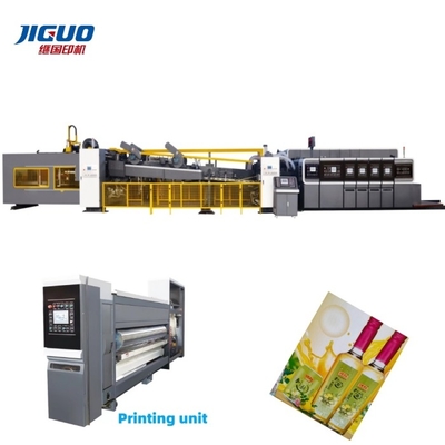주문 High Speed Flexo Printing And Slotting And Die Cutting Machine For Corrugated Box online manufacture