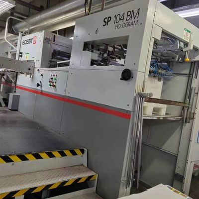 주문 BOBST AUTOPLATINE SP 104 BM H 홀로그램과 함께 자동 다이 절단 및 필름 스탬핑 기계 online manufacture