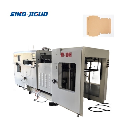 주문 810×610mm 사용 된 다이 커터 밸러베이트 보드 및 카드보드 공기 요구 0.8Mpa online manufacture