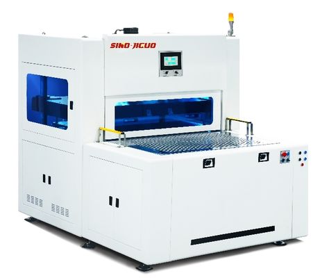 주문 JIGUO SJG-1080 Semi-Automatic Blanking Machine 1080x780mm 100 Bar online manufacture