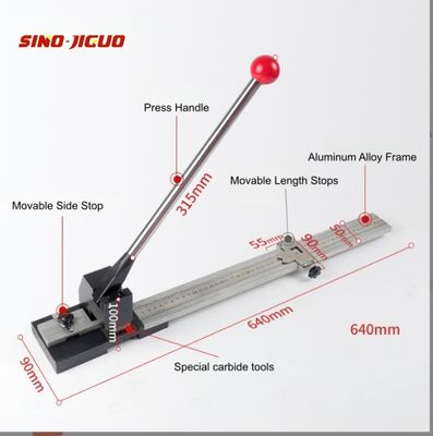 주문 Creasing Matrix Cutter Precision Creasing Strip Cutting Equipment online manufacture