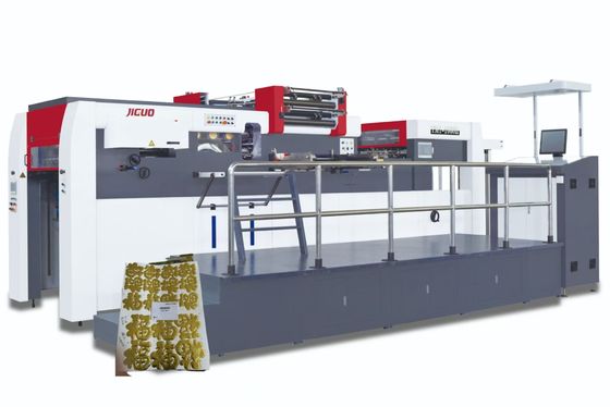 주문 JIGUO TMY-1060H Automatic Die Cutting & Foil Stamping Machine,Max.Diecutting Speed 7500s/h Automatic Hot Foil Stamping Machine for Stamping Min. Paper Size 400*360mm online manufacture
