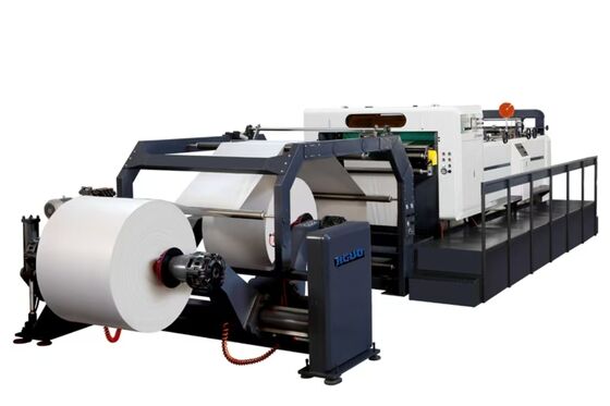 주문 JIGUO  ZWC-1400-2 Paper Sheeter Cutter Machine，Reference weight of cutting paper：50-500g/m2，Maximum cutting meter speed：300m/min online manufacture