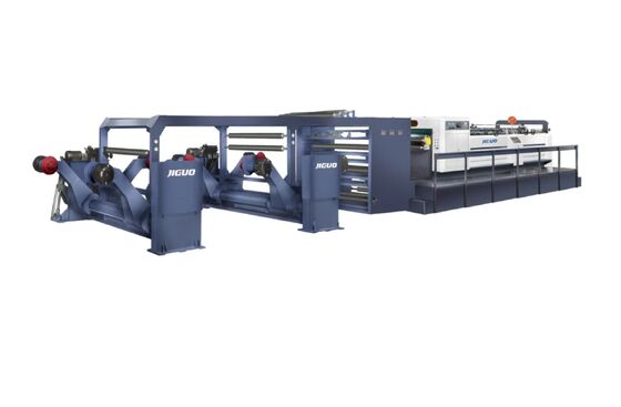주문 JIGUO ZWC-1700-4 Paper Sheeter Cutter Machine，Reference weight of cutting paper：50-500g/m2，Max.Diameter of paper：1650mm(65〃)Max，Maximum cutting meter speed：300m/min online manufacture