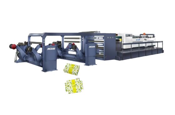 주문 JIGUO ZWC-1900-4 Paper Sheeter Cutter Machine，Reference weight of cutting paper：50-500g/m2，Max.Diameter of paper：1650mmMax，Max.Pieces of paper：1900mm(75〃)Max online manufacture