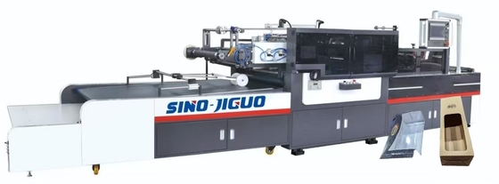 JIGUO TC-1250Q 풀 세르보 지능형 코너 절단 및 라인 압축 창 기계,필름 시트 두께 (mm):0.03-0.3mm,V 절단 최대. 작업 속도:15000+ s/h (코너 절단 및 증가 작업)