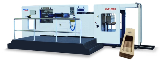 MYP-800H 자동 다이 커팅 스트리핑 기계 최대 커팅 속도 8500s/h, 시트 두께: 골판지: ≤4mm 판지: 0.1-3mm