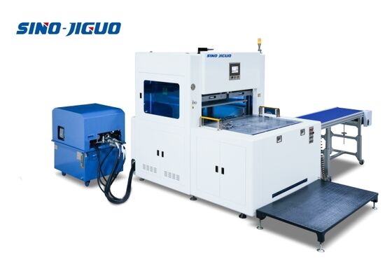 One-Time Stripping Of The Full-Page SJG-1080 Semi-Automatic Blanking Machine For Packaging