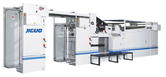 450x450mm 시트 플루트 라미네이터 기계 완전 자동 골판지재